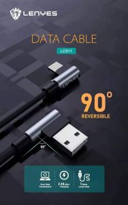 کابل تبدیل USB به تایپ سی LENYES مدل LC911C طول یک متر - Image 5