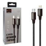 کابل تبدیل Type-C به لایتنینگ LENYES مدل Braided Thread LC959C-I طول 1 متر - Image 2