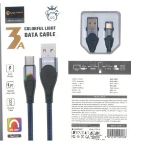 کابل تبدیل USB به تایپ سی LENYES مدل LC941C طول یک متر - Image 2