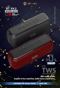 اسپیکر بلوتوث قابل حمل LENYES مدل S809 - Image 5