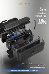 اسپیکر بلوتوث قابل حمل LENYES مدل S809 - Image 6