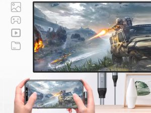 کابل لایتنینگ به HDMI جوی روم مدل کابل SY-35L1 - Image 4