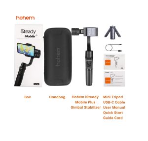 گیمبال (استابلایزر) تک محوره موبایل HOHEM مدل iSteady - Image 4