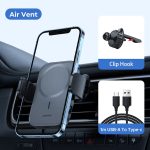 پایه نگهدارنده و شارژر مگنتی گوشی موبایل JOYROOM مدل JR-ZS295 Air Vent  - Image 10