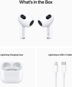 ایرپاد نسل سوم (های کپی) اپل مدل AirPods 3rd generation - Image 3