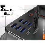 چند راهی برق و شارژر 17 وات موکسوم مدل MX-ST07 - Image 9