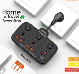 چند راهی برق و شارژر موکسوم مدل MX-ST10 - Image 5