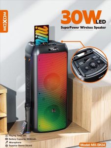 اسپیکر بلوتوث موکسوم مدل MX-SK54 - Image 3