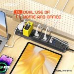 چند راهی برق و شارژر موکسوم مدل MX-ST16 با طول دو و سه متر - Image 5