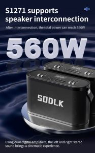 اسپيكر بلوتوثی SODLK مدل S1271 - Image 6