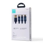 کابل تبدیل USB به microUSB، لایتنینگ و  USB-C جوی روم مدل S-1T3015A5 - Image 3