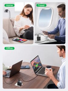 شارژر دیواری 100 وات جوی روم مدل JR-TCG04EU - Image 9