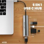 هاب و کارت خوان 6 پورت LENYES مدل AX128 - Image 6