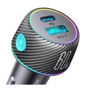شارژر فندکی 60 وات جوی روم مدل JR-CCN01 - Image 3