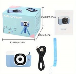 دوربین عکاسی فیلمبرداری دیجیتال Kids Camera با سه پایه 📸 - Image 6