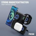 هولدر و شارژر وایرلس LENYES مدل PW308 - Image 4