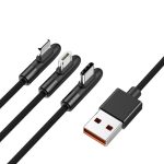 کابل سه سر لایتنینگ / میکرو / تایپ سی جوی روم، سِری Bullet Series مدل S-M98K