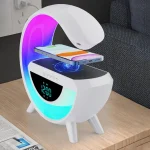 اسپیکر و چراغ شب خواب RGB و ساعت دیجتال و شارژر وایرلس موبایل BT-3401 - Image 5