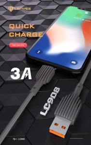 کابل تبدیل USB به تایپ سی LENYES مدل LC908TC به طول یک متر - Image 5