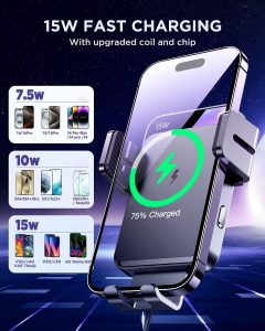 پایه نگهدارنده و شارژ وایرلس جوی روم JR-ZS219 - Image 6