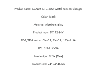  شارژر فندکی دو پورت 30 وات جوی روم مدل JR-CCN06 - Image 6