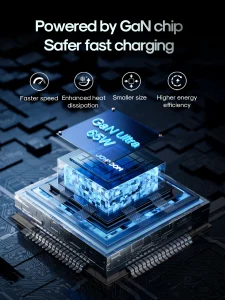 شارژر دیواری GaN فست شارژ 65 وات Joyroom مدل JR-TCG01 با کابل تایپ سی - Image 10