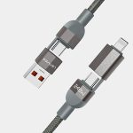 کابل 4in1 شارژ سریع و انتقال داده USB-A -Type-C به Type-C–Lightning لنییس مدل LC543 - Image 2