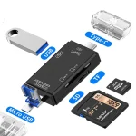 OTG و کارت خوان 6 در 1 مدل ATUD®-05