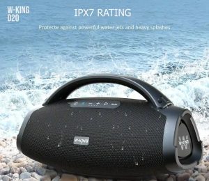 اسپیکر‌ بلوتوثی قابل حمل W-king مدل D20 همراه با میکروفون - Image 5