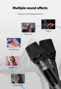 اسپیکر بلوتوثی بی‌سیم SODLK مدل S1116 به همراه میکروفون و کیبرد - Image 6