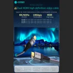 کابل انتقال تصویر دو سر HDMI کوتتسی مدل 87106 طول 2 متر - Image 7