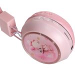 🎧 هدفون بلوتوثی بچگانه HELLO KITTY مدل MF-201G - Image 4